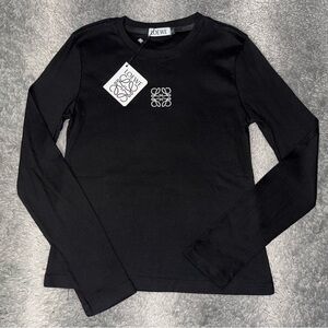 LOEWE RIBBED LONG SLEEVE SHIRT